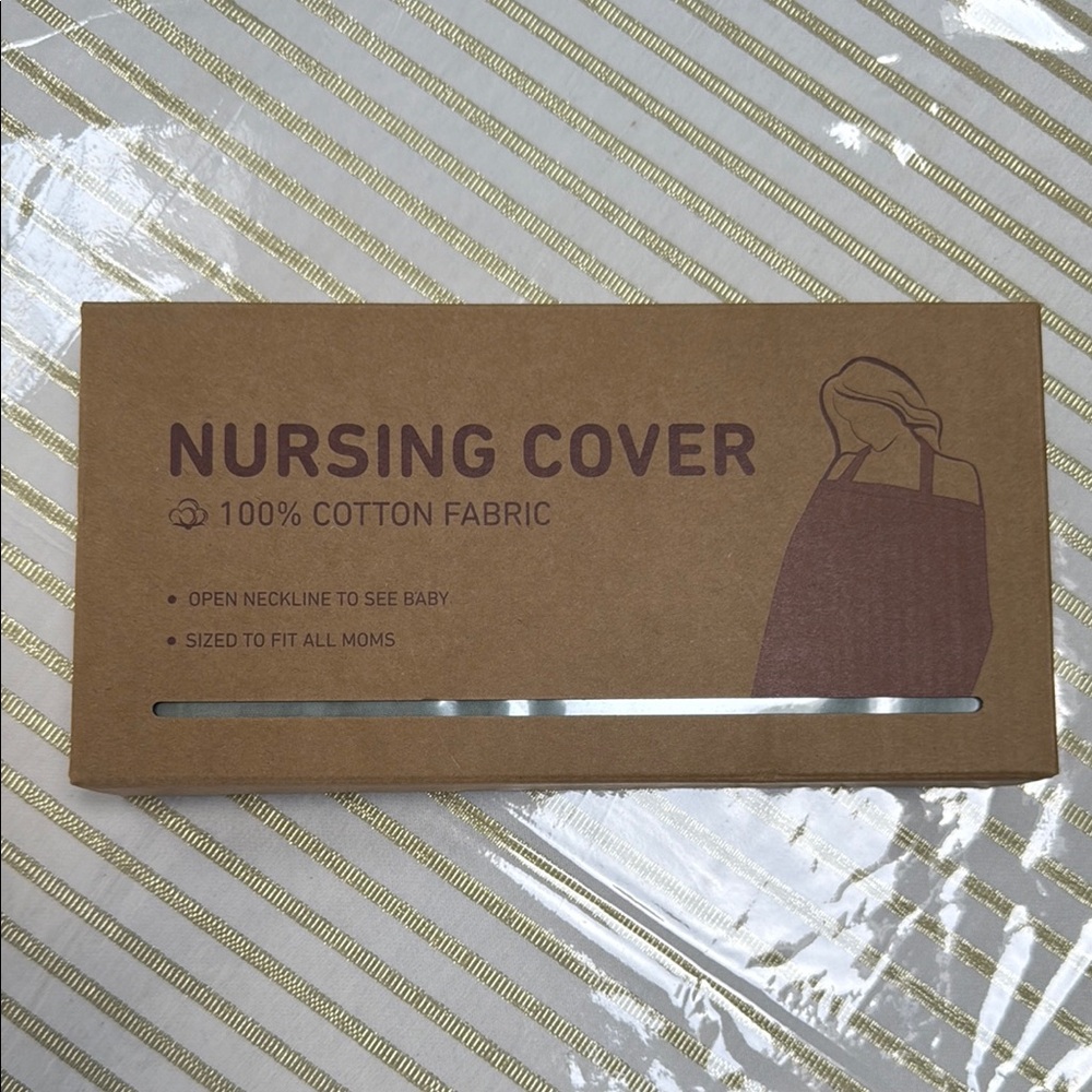 Cotton Nursing Cover - Green